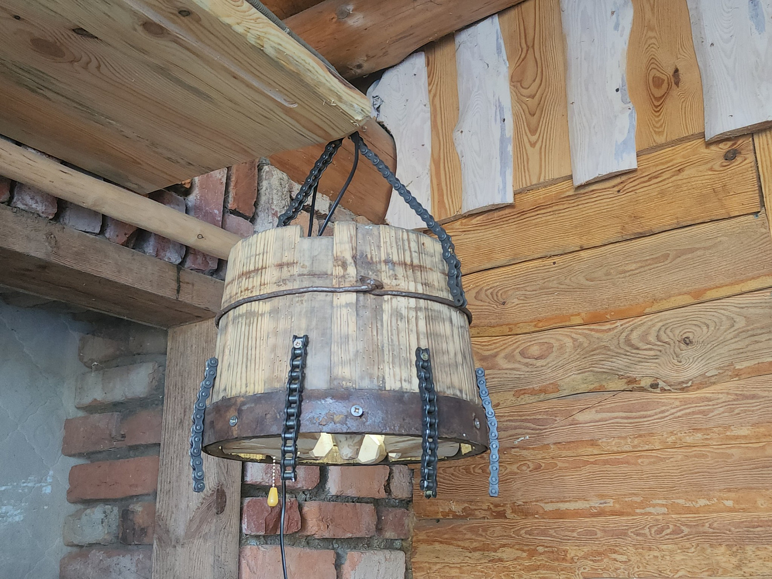 Землянка с пирсом